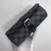 LOUIS VUITTON Damier Graphite Canvas 3 WATCH CASE N41137