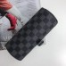 LOUIS VUITTON Damier Graphite Canvas 3 WATCH CASE N41137