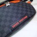 Louis Vuitton Damier Cobalt Canvas Discover Bumbag Bag Orange Logo 2019