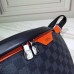 Louis Vuitton Damier Cobalt Canvas Discover Bumbag Bag Orange Logo 2019