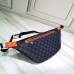 Louis Vuitton Damier Cobalt Canvas Discover Bumbag Bag Orange Logo 2019