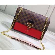 Louis Vuitton Damier Ebene Canvas Vavin PM Chain Bag Cherry 2019