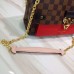 Louis Vuitton Damier Ebene Canvas Vavin PM Chain Bag Cherry 2019