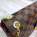 Louis Vuitton Damier Ebene Canvas Vavin PM Chain Bag Cherry 2019