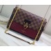 Louis Vuitton Damier Ebene Canvas Vavin PM Chain Bag N40109 Bordeaux 2019