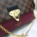 Louis Vuitton Damier Ebene Canvas Vavin PM Chain Bag N40109 Bordeaux 2019