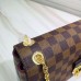 Louis Vuitton Damier Ebene Canvas Vavin PM Chain Bag N40109 Bordeaux 2019