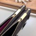 Louis Vuitton Monogram Canvas Blooming Flowers Pochette Double Zip Bag M63905 Black 2019