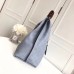 Louis Vuitton Mahina Calf Leather Carmel Hobo Bag Bleu 2019
