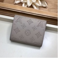 Louis Vuitton Mahina Leather Iris Compact Wallet M62542 Galet 2019
