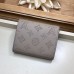 Louis Vuitton Mahina Leather Iris Compact Wallet M62542 Galet 2019