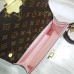 Louis Vuitton Smooth Vernis Patent Leather Cherrywood BB Bag M51952 Rose Ballerine 2019