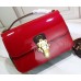 Louis Vuitton Smooth Vernis Patent Leather Cherrywood BB Bag M52686 Scarlet 2019