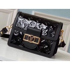Louis Vuitton Monogram Vernis Patent Leather Mini Dauphine Bag Black 2019