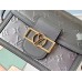 Louis Vuitton Monogram Vernis Patent Leather Mini Dauphine Bag Gray 2019