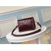 Louis Vuitton Monogram Vernis Patent Leather Mini Dauphine Bag Burgundy 2019