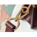 Louis Vuitton Monogram Vernis Patent Leather Mini Dauphine Bag Burgundy 2019