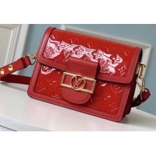 Louis Vuitton Monogram Vernis Patent Leather Mini Dauphine Bag Red 2019