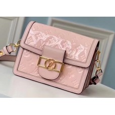 Louis Vuitton Monogram Vernis Patent Leather Mini Dauphine Bag Pink 2019