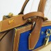 Louis Vuitton Taurillon Leather City Steamer Mini Bag M55099 Blue/Beige 2019