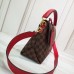 Louis Vuitton Damier Ebene Canvas 3D LV Beaubourg MM Bag N40176 Scarlet 2019