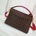 Louis Vuitton Damier Ebene Canvas 3D LV Beaubourg MM Bag N40176 Scarlet 2019