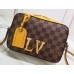 Louis Vuitton Damier Ebene Canvas 3D LV Santa Monica Bag N40178 Safran 2019