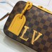 Louis Vuitton Damier Ebene Canvas 3D LV Santa Monica Bag N40178 Safran 2019