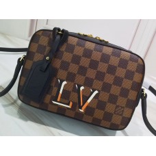 Louis Vuitton Damier Ebene Canvas 3D LV Santa Monica Bag N40189 Noir 2019