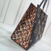 Louis Vuitton Monogram Canvas Leopard Print Onthego Tote Bag M44674 Black/Brown 2019