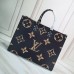 Louis Vuitton Monogram Canvas Leopard Print Onthego Tote Bag M44674 Black/White 2019