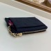 Louis Vuitton Flower Monogram Empreinte Zipped Card Holder M68338 Black 2019