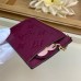 Louis Vuitton Flower Monogram Empreinte Zipped Card Holder M68338 Raisin 2019