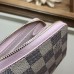 Louis Vuitton Zippy Coin Purse Damier Azur Canvas N60229 Rose Ballerine