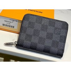 Louis Vuitton Zippy Coin Purse Damier Graphite Canvas