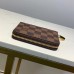 Louis Vuitton Zippy Coin Purse Damier Ebene Canvas N63070 Brown