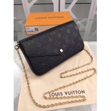 Louis Vuitton pochette felicie monogram empreinte M64064 Noir(GS-741901)