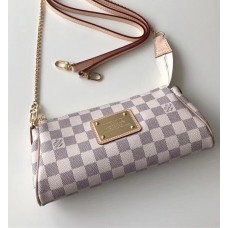 Louis Vuitton Eva Clutch N55214 Damier Azur Canvas 2017