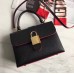 Louis Vuitton One Handle Flap Messenger Bag in Epi Leather M43129 Black 2018