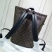 Louis Vuitton Monogram Canvas Chalk Backpack Bag M44615 Marron 2019