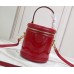 Louis Vuitton Monogram Vernis Leather Canvas Cannes Beauty Case Bucket Bag M53998 Rouge 2019