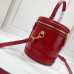 Louis Vuitton Monogram Vernis Leather Canvas Cannes Beauty Case Bucket Bag M53998 Rouge 2019