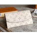 Louis Vuitton Iris Wallet in Mahina Leather M60177 White
