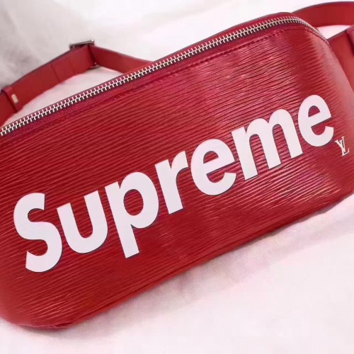 Louis Vuitton x Supreme Bumbag - Red Waist Bags, Bags - LOUSU20714