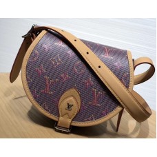 Louis Vuitton Monogram LV Pop Print Tambourin Bag M55460 Pink 2019