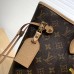 Louis Vuitton Logo Print Monogram Canvas Neverfull MM Tote Bag 2019