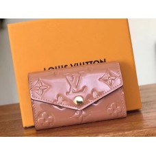 Louis Vuitton Monogram Vernis Leather 6 Key Holder M61223 Pink