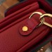 Louis Vuitton Pochette Metis Monogram Empreinte Leather Bag M41488 Red