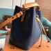 Louis Vuitton Epi Leather NeoNoe BB Bucket Bag M53610 Indigo