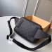 louis vuitton Outdoor Bumbag black in taiga leather M30245